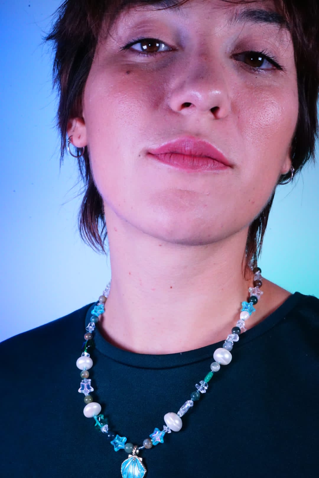 collier sirène eau douce