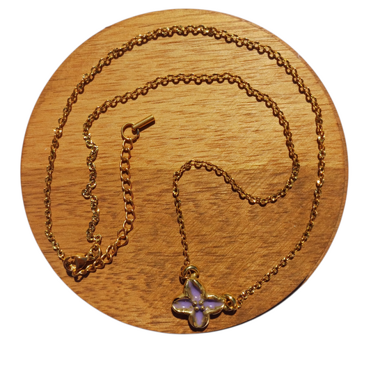 collier ptit lilas