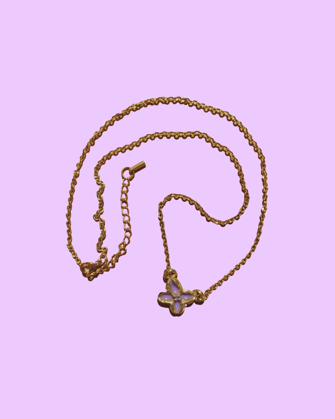 collier ptit lilas