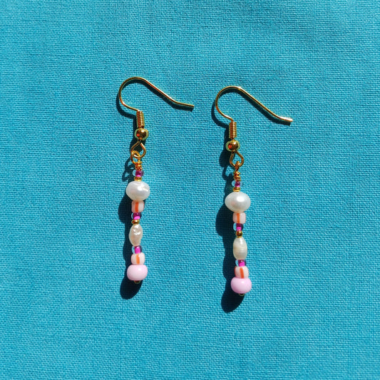 Boucles d'oreilles rosa