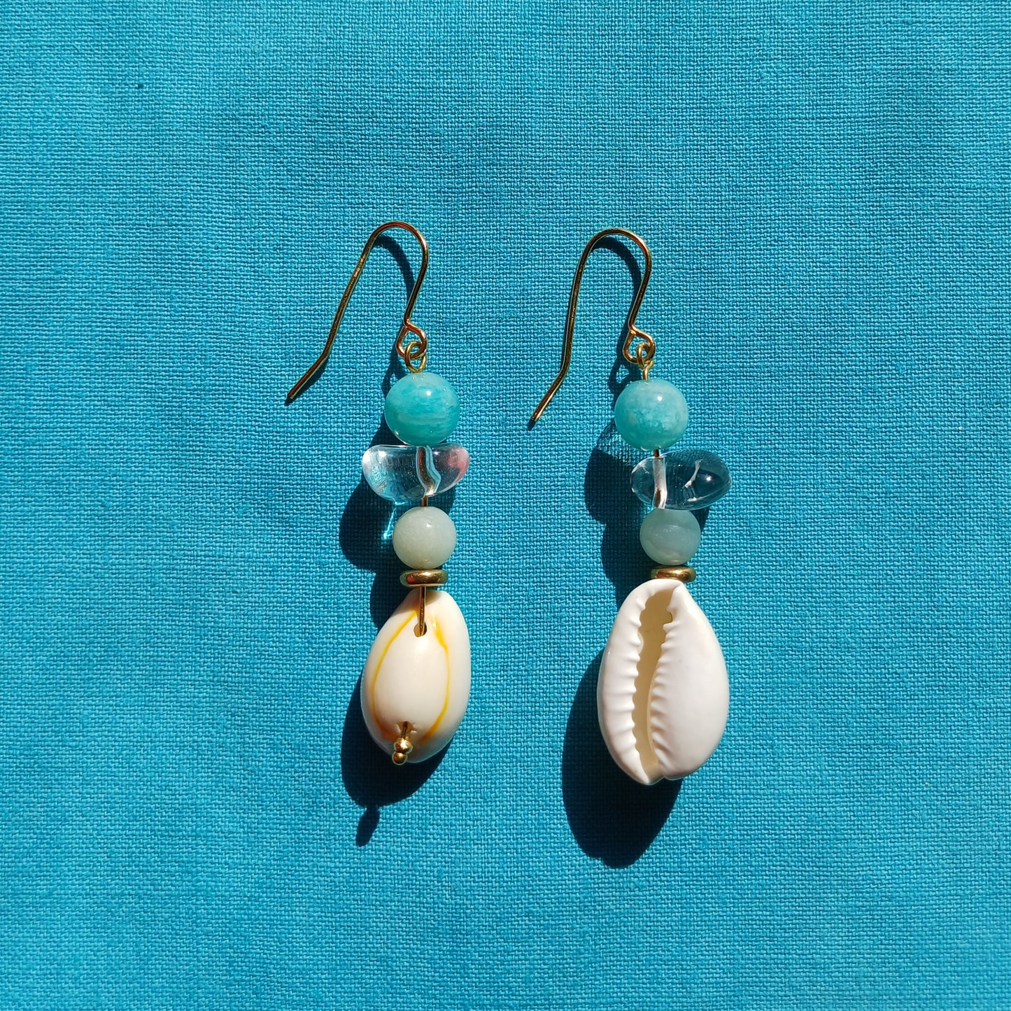 Boucles d'oreilles Cauri