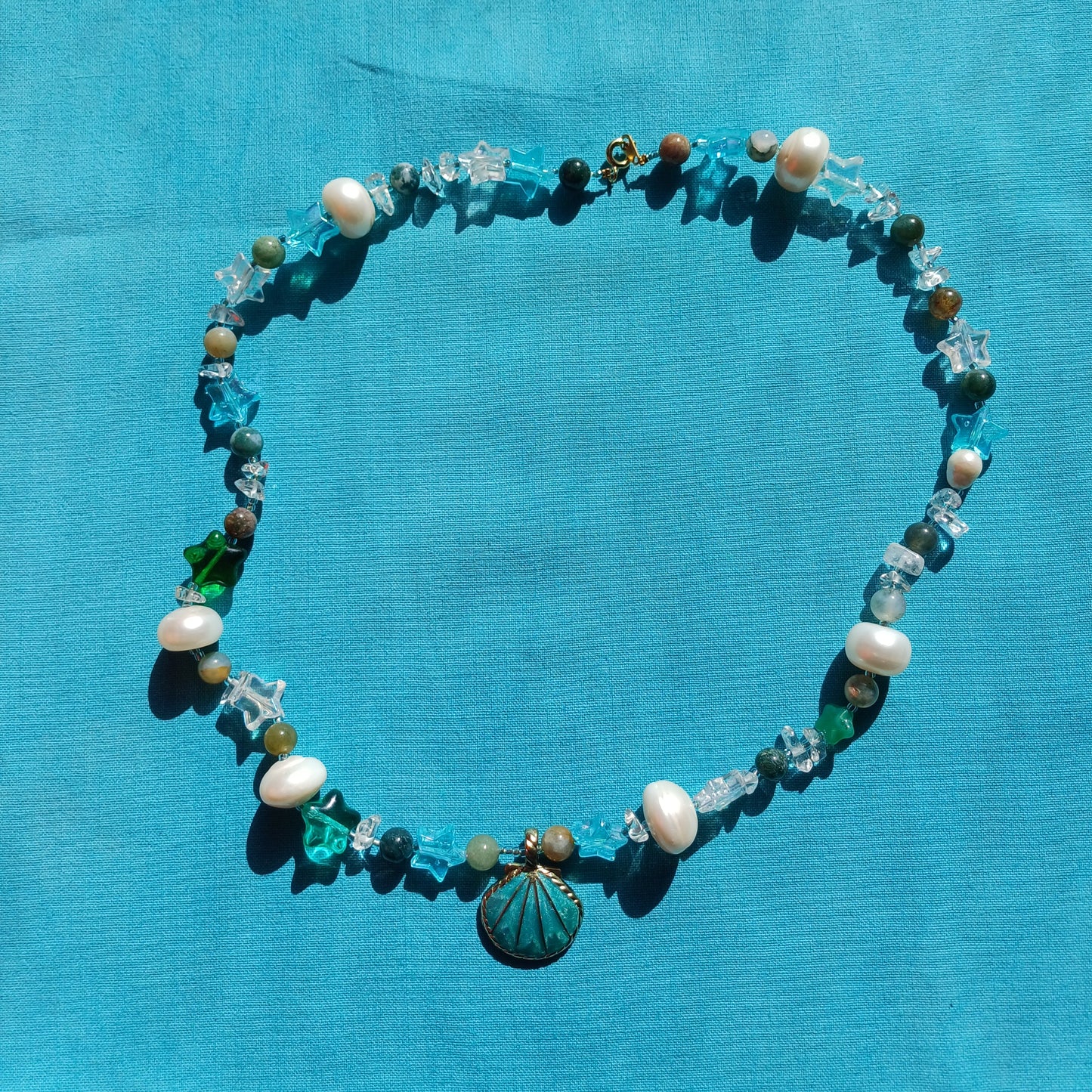 collier sirène eau douce